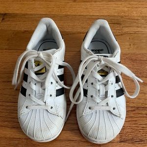 Kids Adidas shelltoes